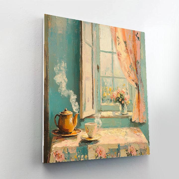 Pierre Bonnard Inspired Morning Kitchen DIY paint by numbers