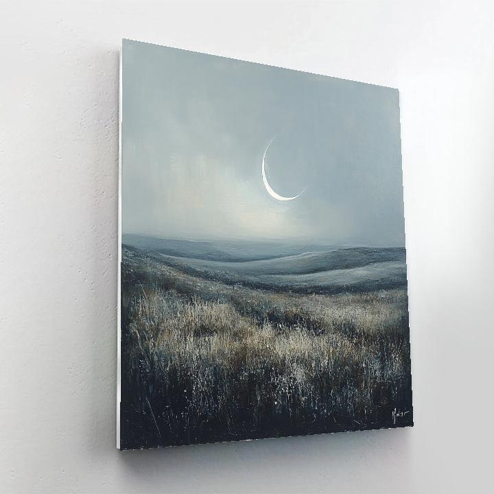 Francisco Goya Inspired Barren Moor Under Crescent Moon DIY paint by numbers