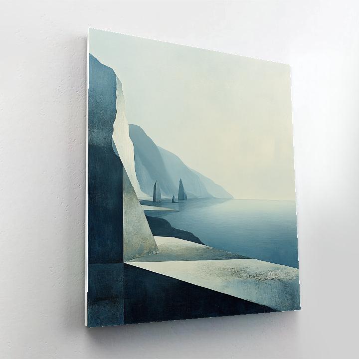Yves Tanguy Inspired Alien Coastline DIY paint by numbers