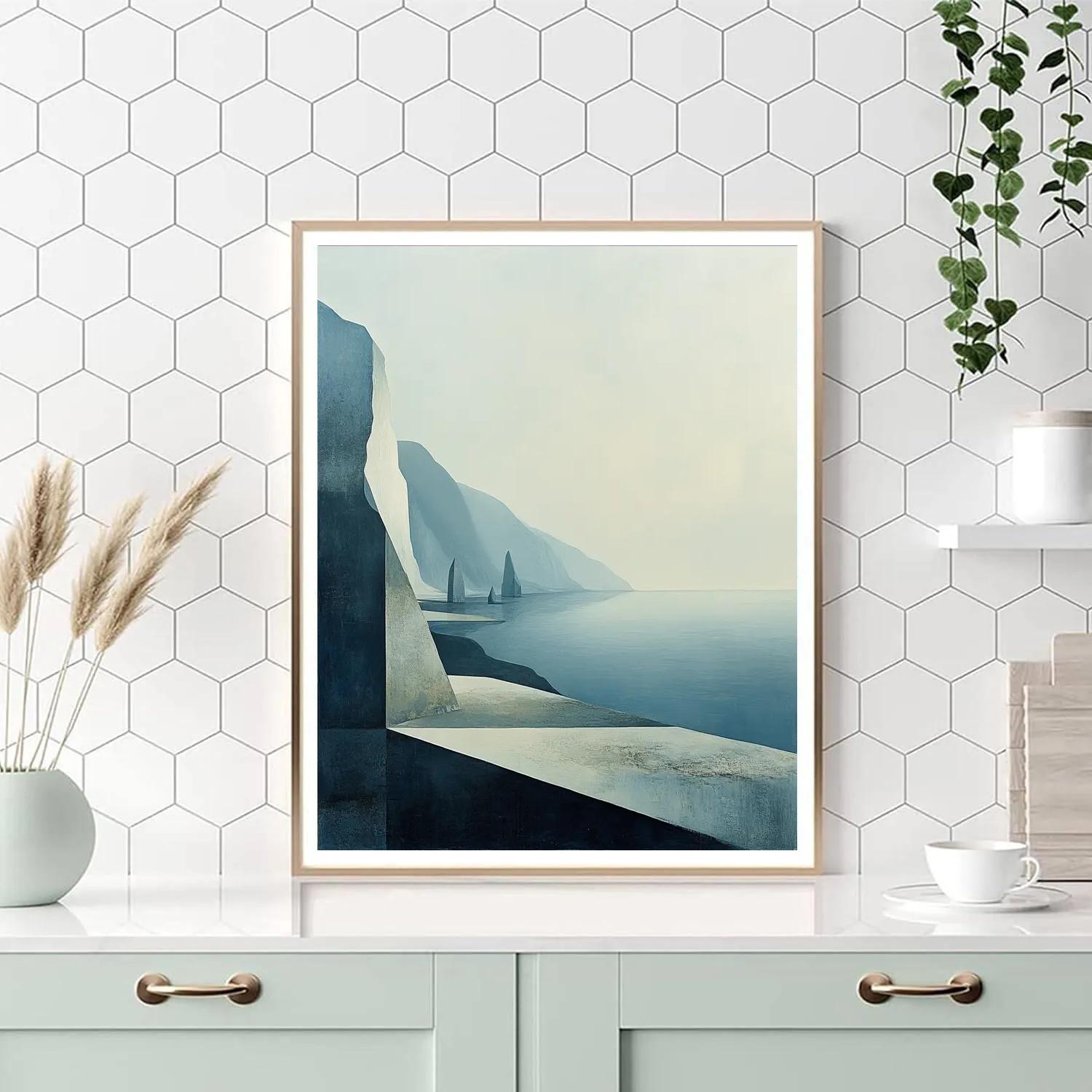 Yves Tanguy Inspired Alien Coastline DIY paint by numbers