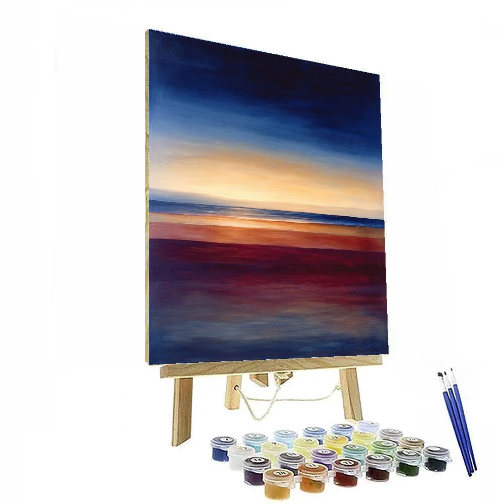 Mark Rothko Inspired Celestial Field Number painting