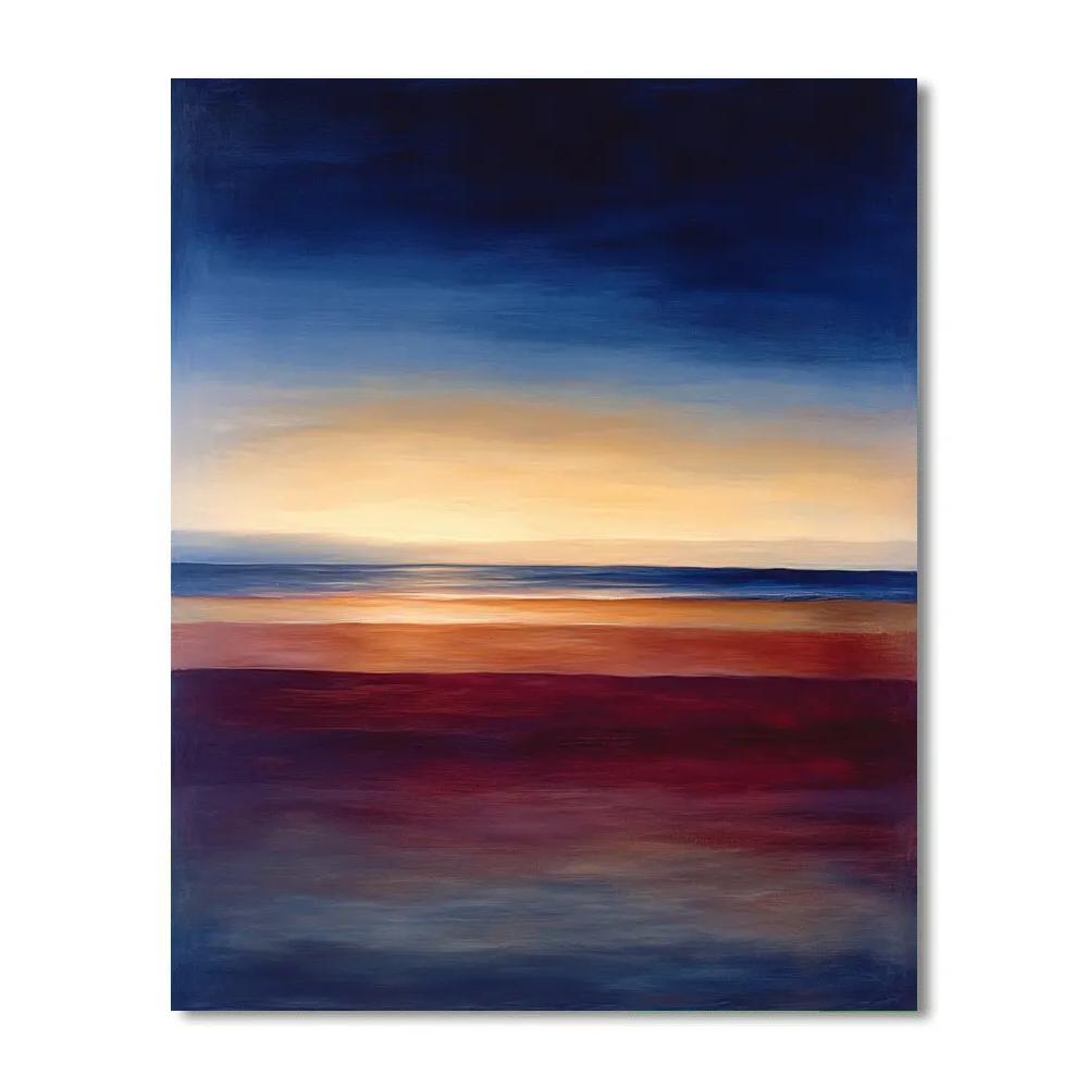 Mark Rothko Inspired Celestial Field Number painting