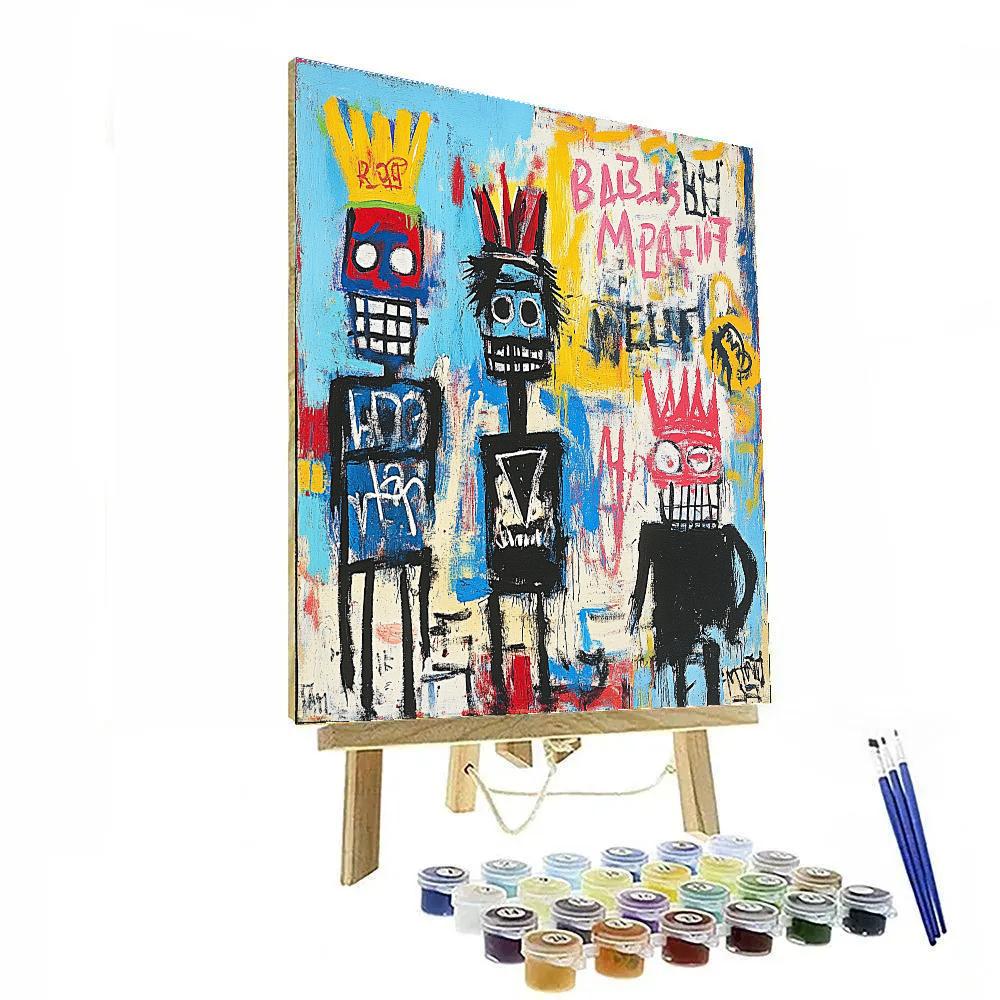 Jean-Michel Basquiat Inspired Urban Festival DIY paint by numbers