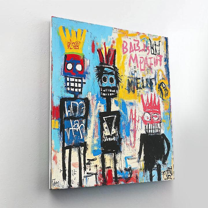 Jean-Michel Basquiat Inspired Urban Festival DIY paint by numbers