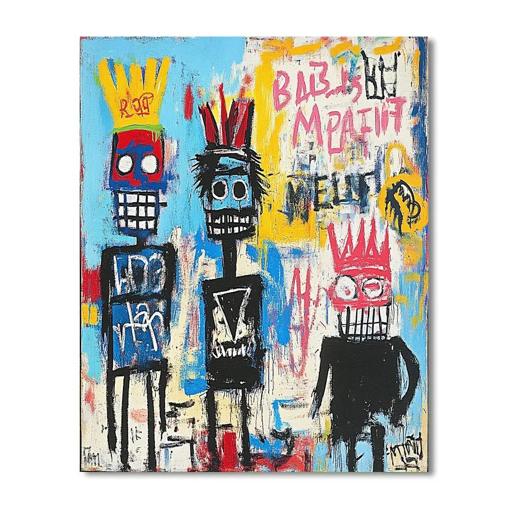Jean-Michel Basquiat Inspired Urban Festival DIY paint by numbers