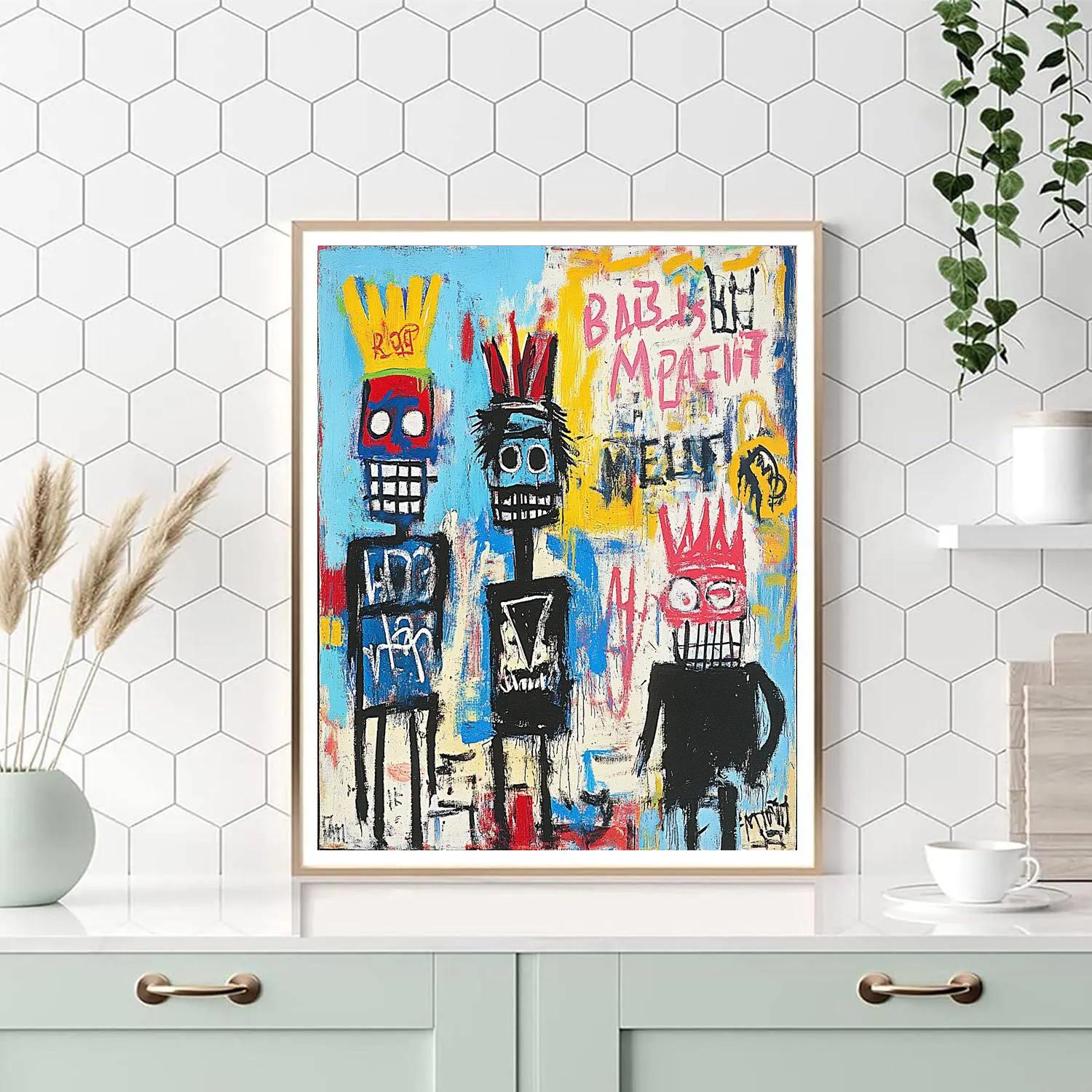 Jean-Michel Basquiat Inspired Urban Festival DIY paint by numbers