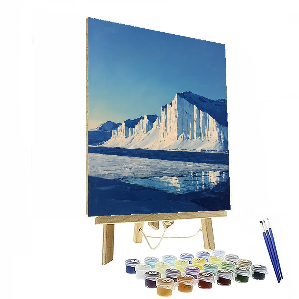 Lawren Harris Inspired Polar Monoliths At Dawn DIY paint by numbers