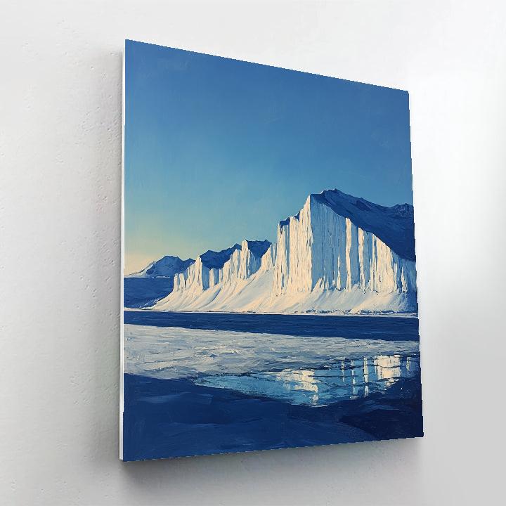 Lawren Harris Inspired Polar Monoliths At Dawn DIY paint by numbers