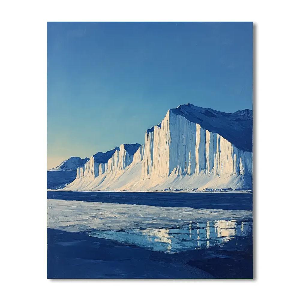 Lawren Harris Inspired Polar Monoliths At Dawn DIY paint by numbers