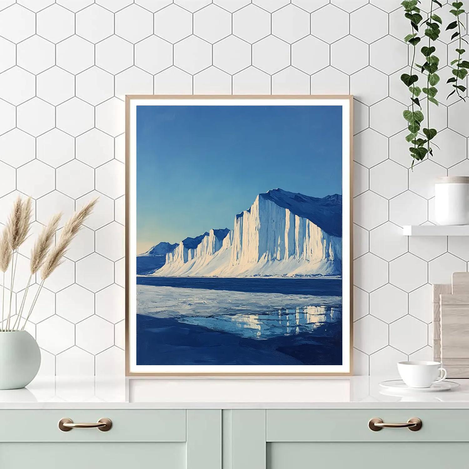 Lawren Harris Inspired Polar Monoliths At Dawn DIY paint by numbers