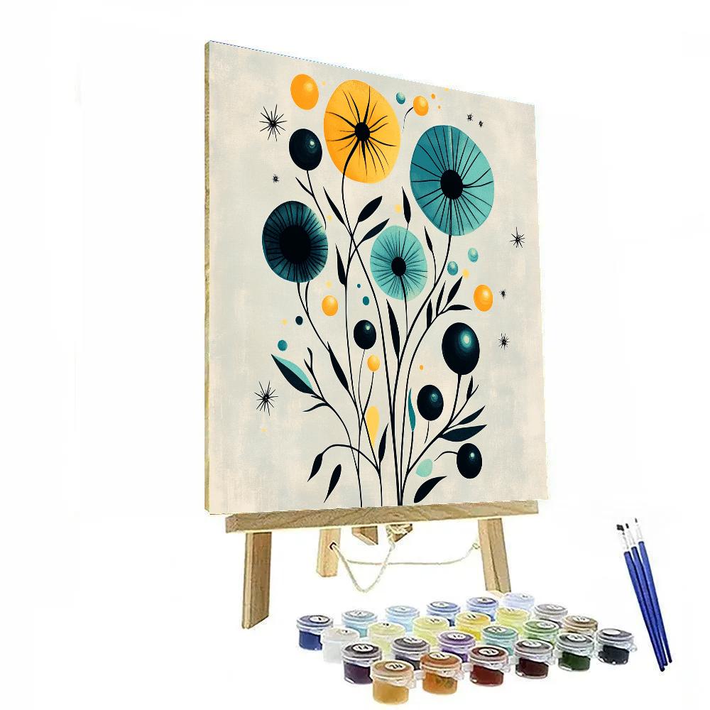 Joan Miró Inspired Dream Garden Numbered painting kits