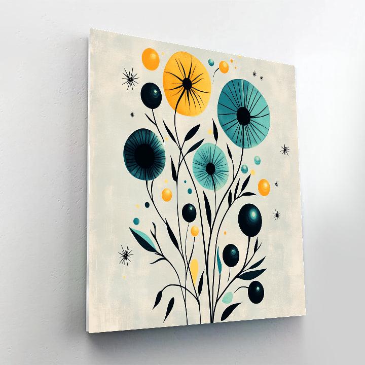 Joan Miró Inspired Dream Garden Numbered painting kits