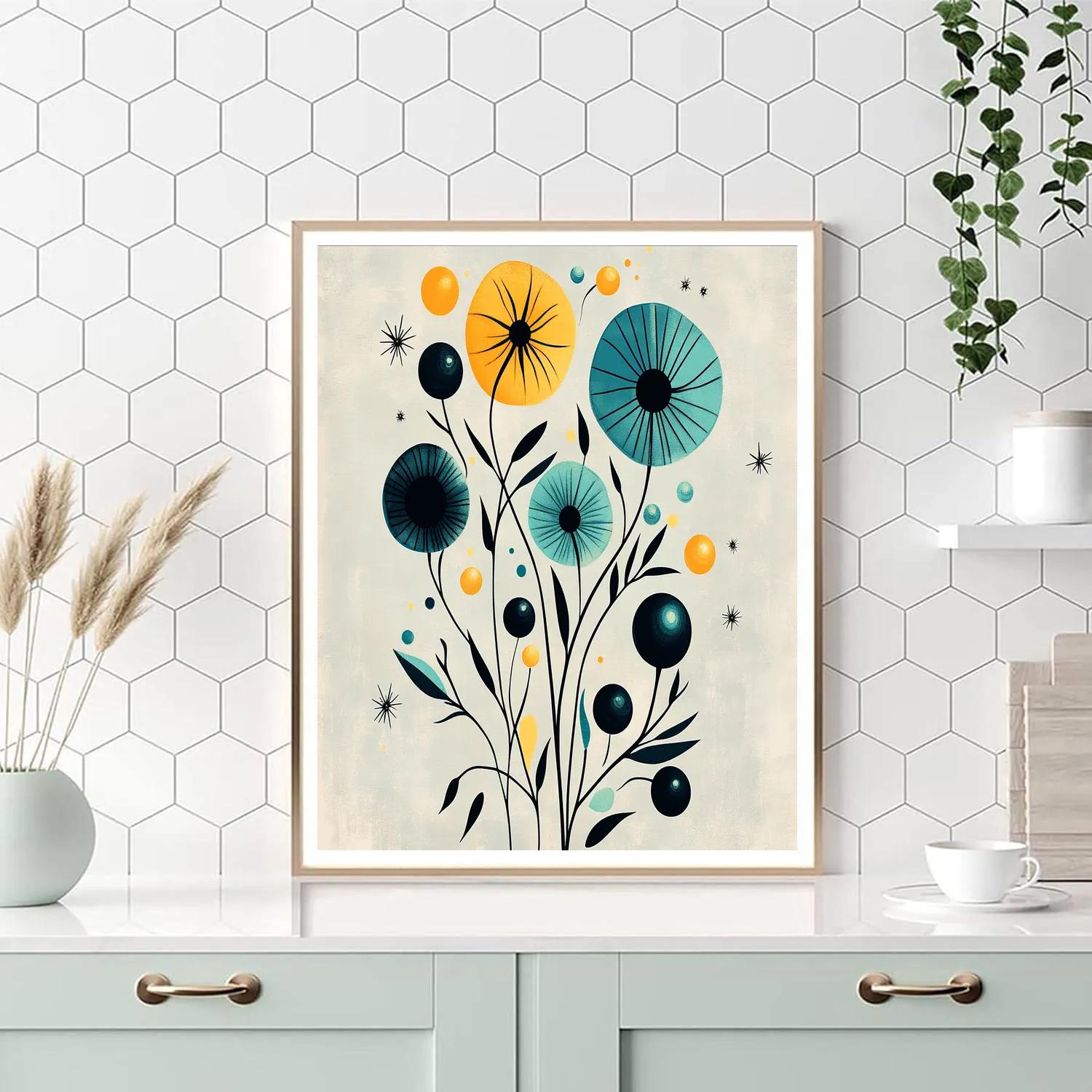 Joan Miró Inspired Dream Garden Numbered painting kits