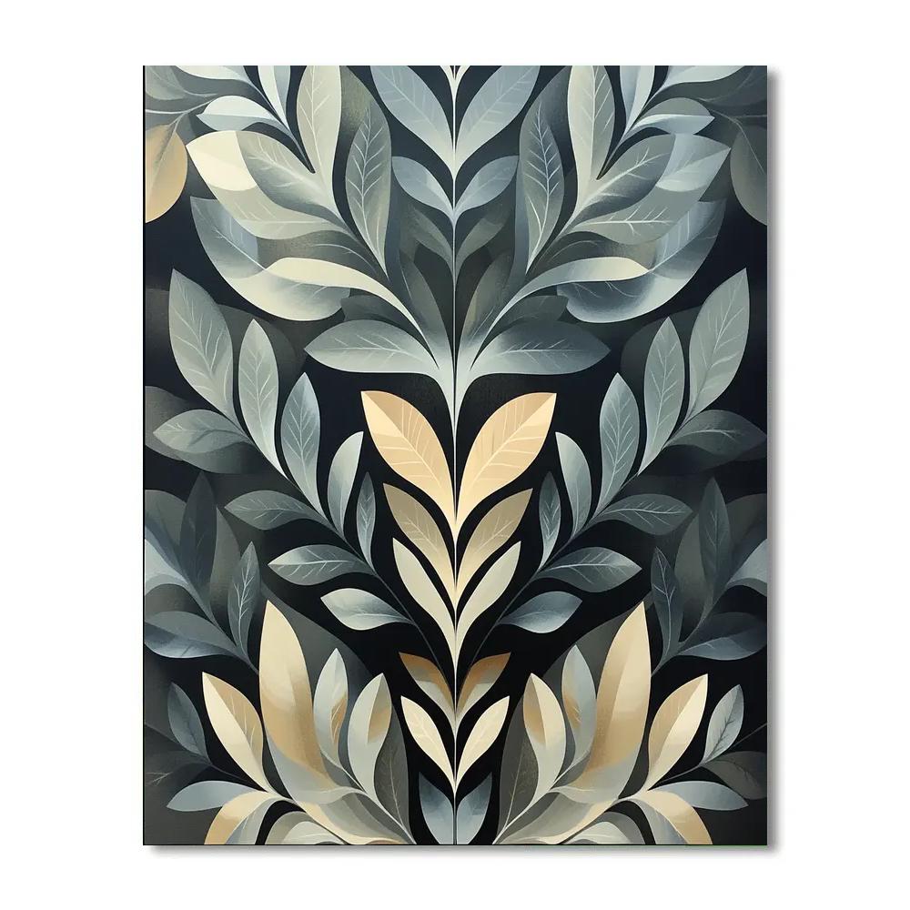 M.C. Escher Inspired Tessellated Forest Of Shadows Numbered painting kits