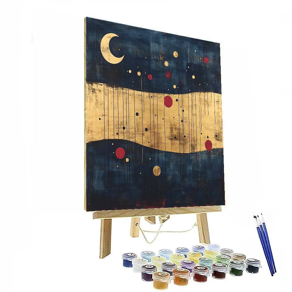 Joan Miró Inspired Lunar Orchestra Painting by numbers kit