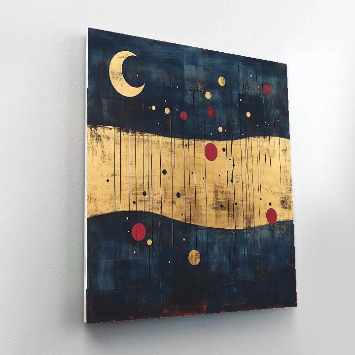 Joan Miró Inspired Lunar Orchestra Painting by numbers kit