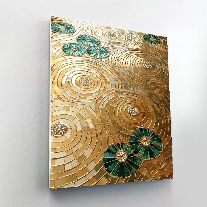 Gustav Klimt Inspired Ornamental River Surface paint by number