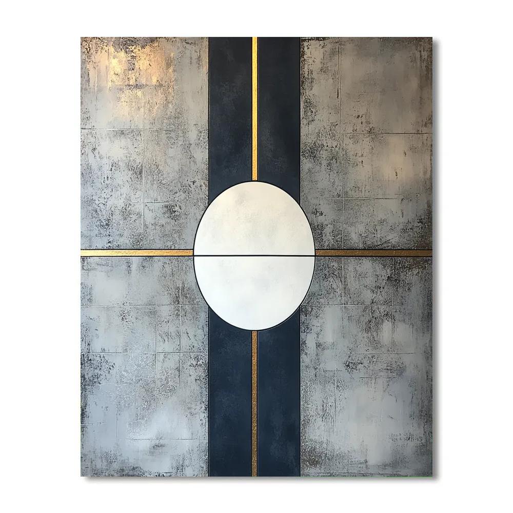 Kazimir Malevich Inspired Meridian Geometry Paint by numbers kits