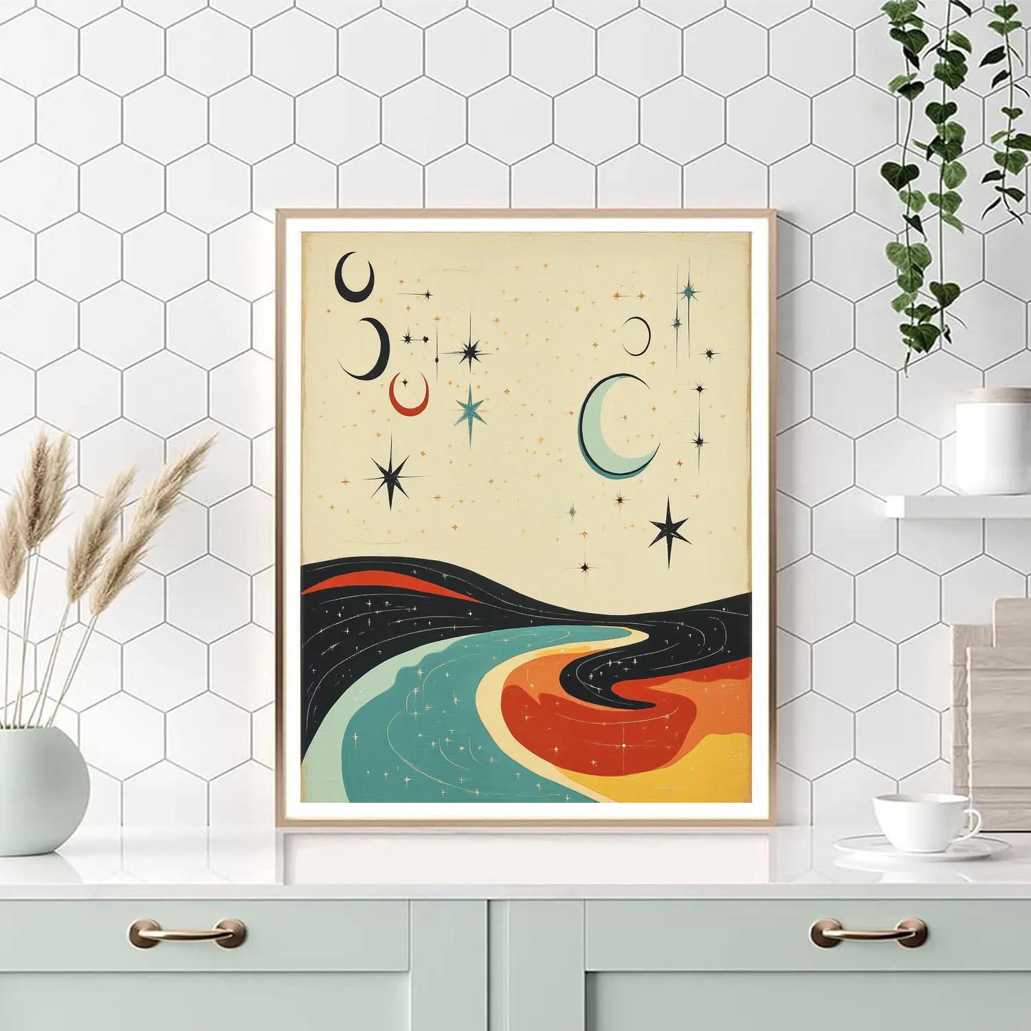 Joan Miró Inspired Celestial Tide Of Silent Constellations Paint by numbers art