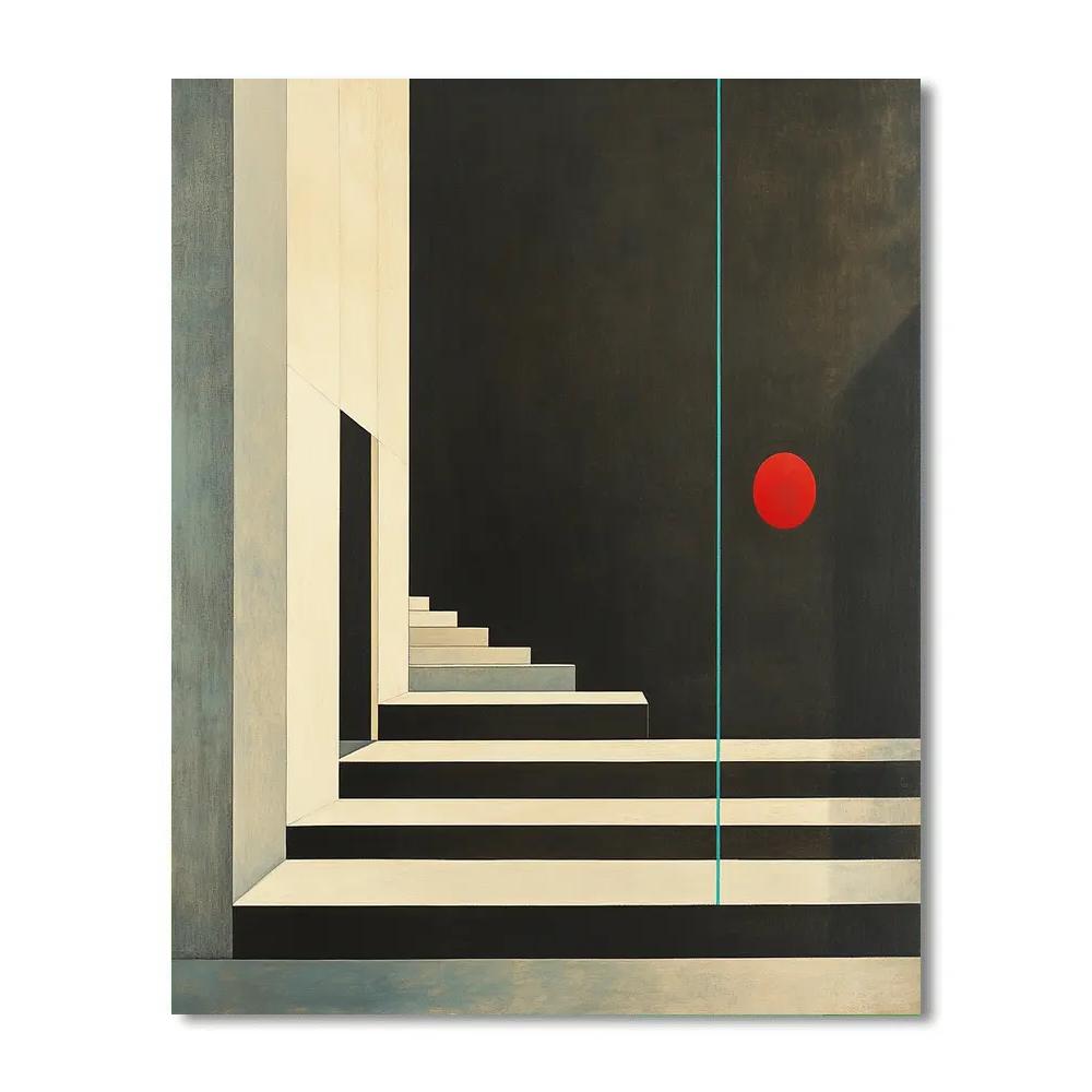 Kazimir Malevich Inspired Void Architecture paint by color