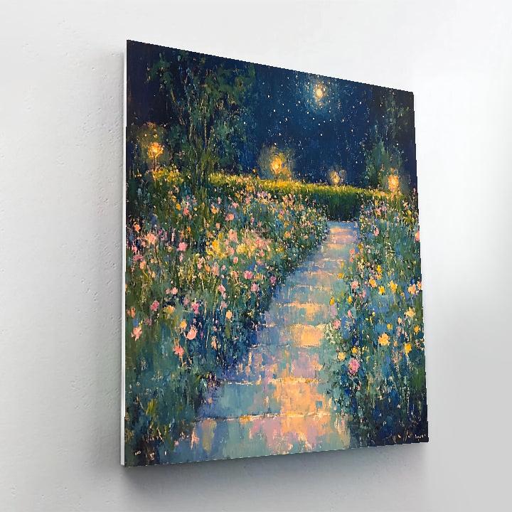 Edgar Degas Inspired Starry Gardens Paint by numbers art
