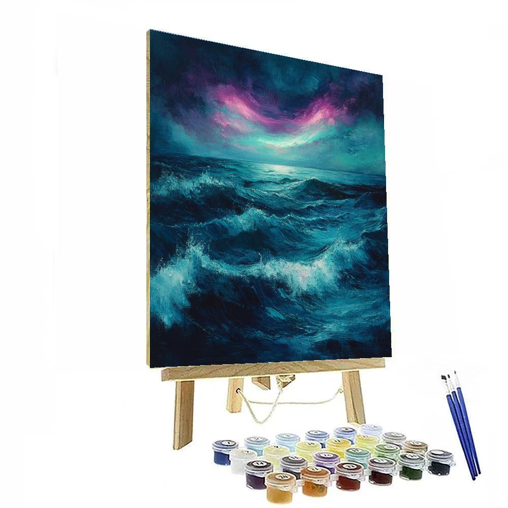 Edgar Degas Inspired Oceanic Aurora paint by number