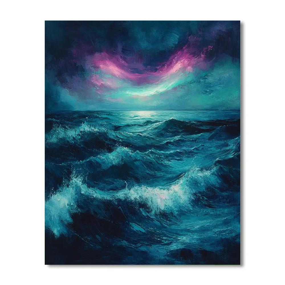 Edgar Degas Inspired Oceanic Aurora paint by number