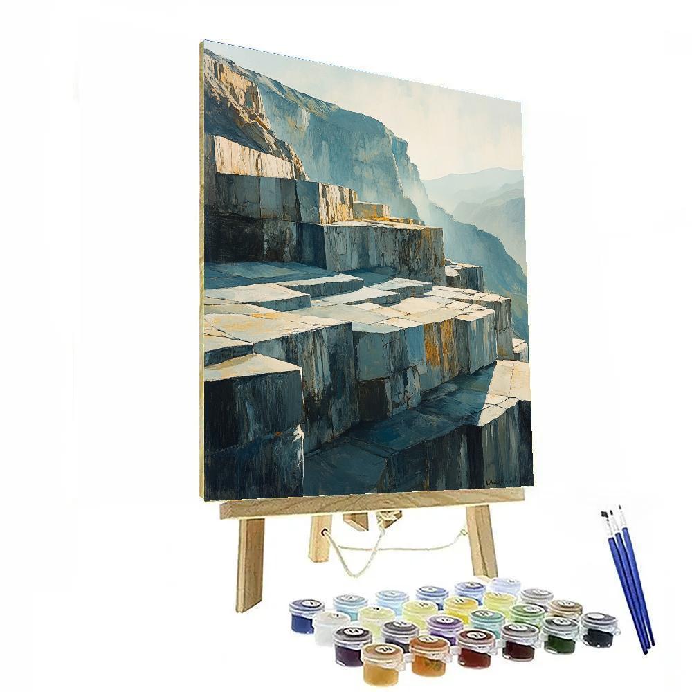 Paul Cézanne Inspired Quarry Mist Harmonies paint by color