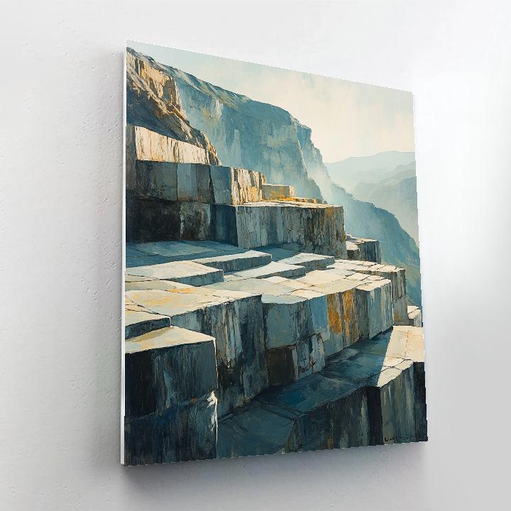 Paul Cézanne Inspired Quarry Mist Harmonies paint by color