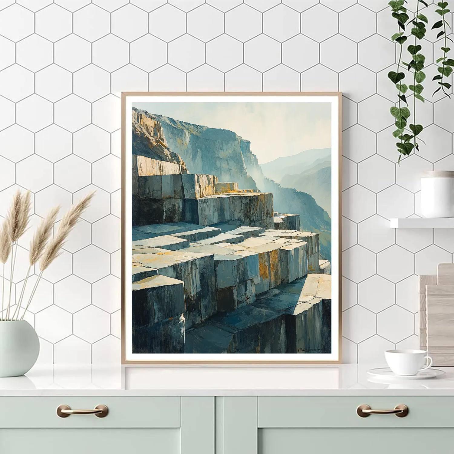 Paul Cézanne Inspired Quarry Mist Harmonies paint by color