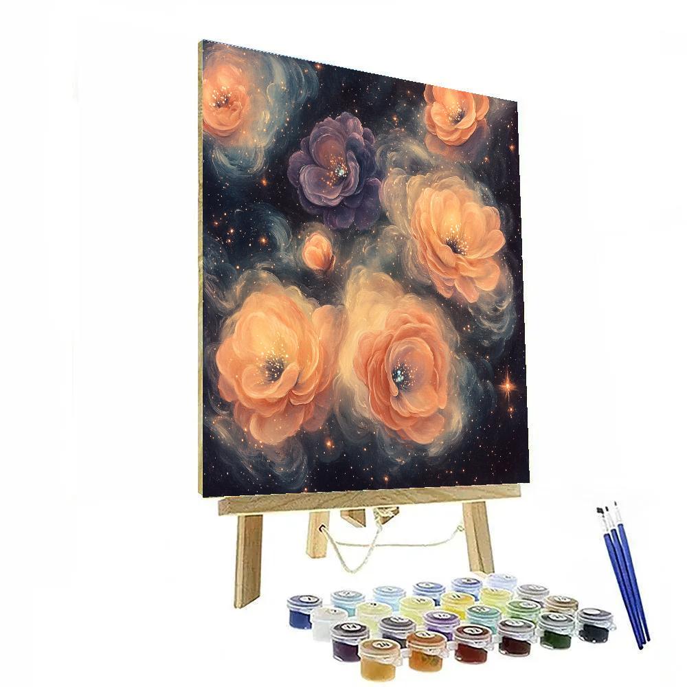 Edgar Degas Inspired Blooming Nebula DIY paint by numbers