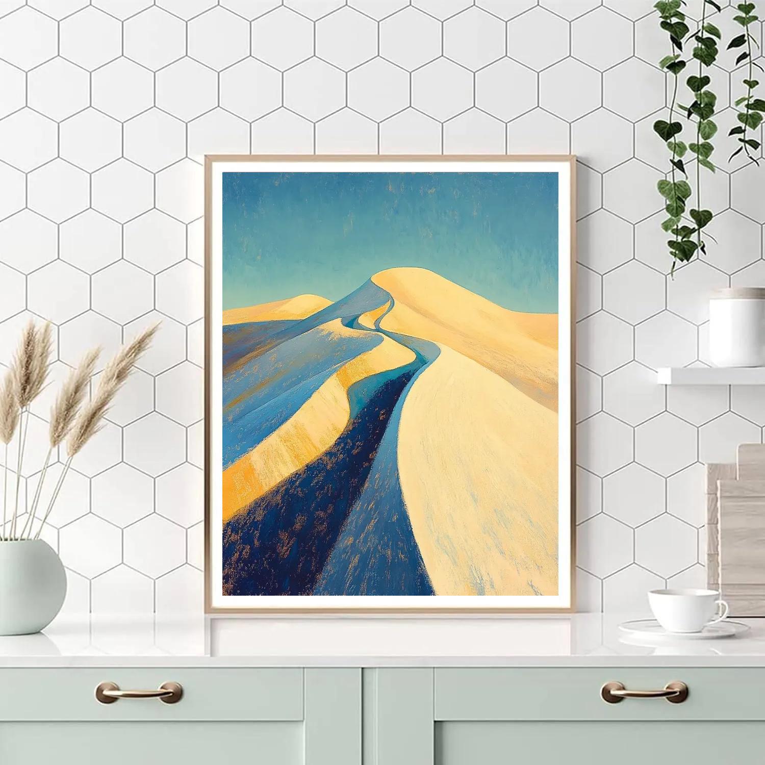 Edgar Degas Inspired Wind Patterns Over Dunes Paint by numbers art