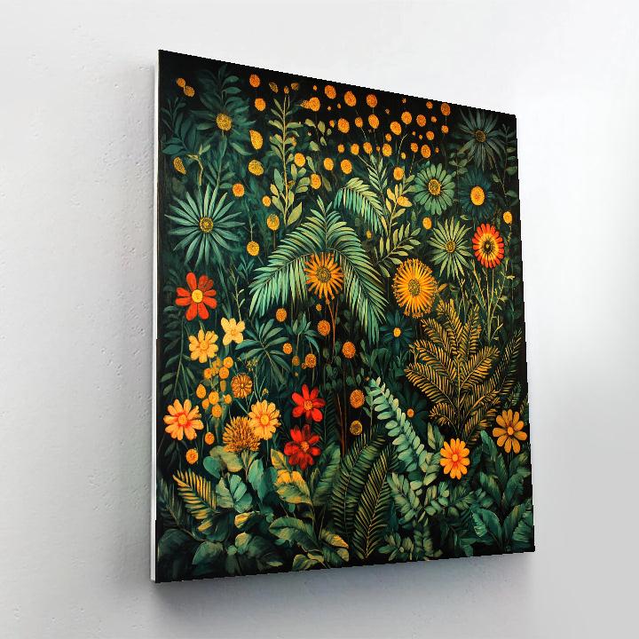 Frida Kahlo Inspired Silent Altar Of Leaves Painting by numbers kit