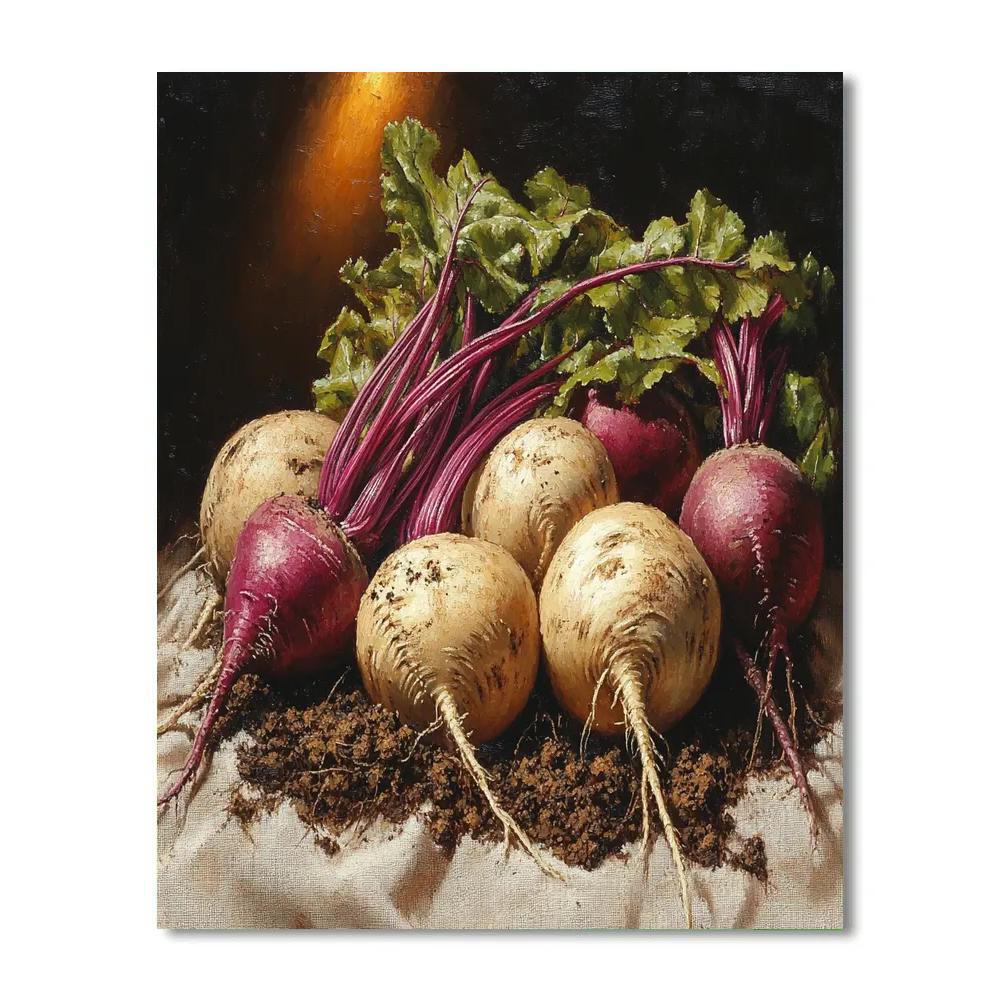 Caravaggio Inspired Autumn Root Ensemble Paint by numbers kits