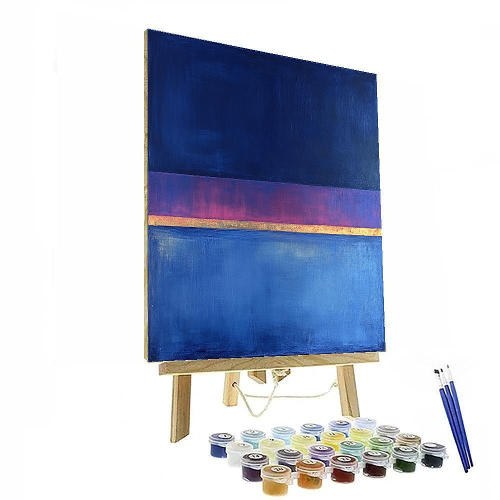 Mark Rothko Inspired Cosmic Dawn painting number kit
