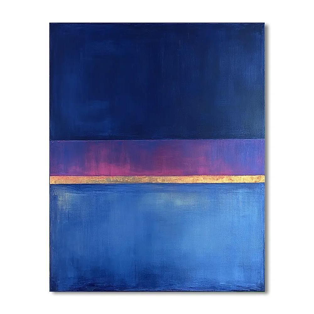 Mark Rothko Inspired Cosmic Dawn painting number kit