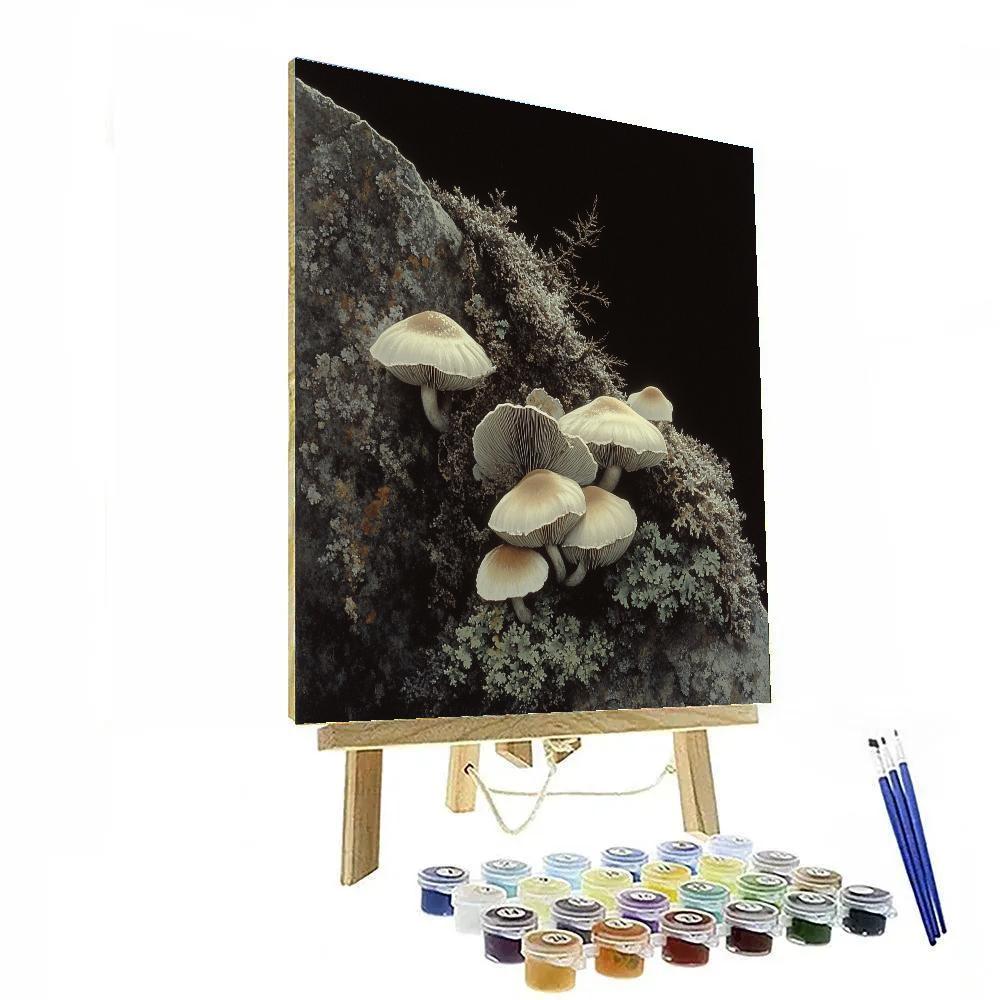 Caravaggio Inspired Fungal Silence On Stone Numbered painting kits