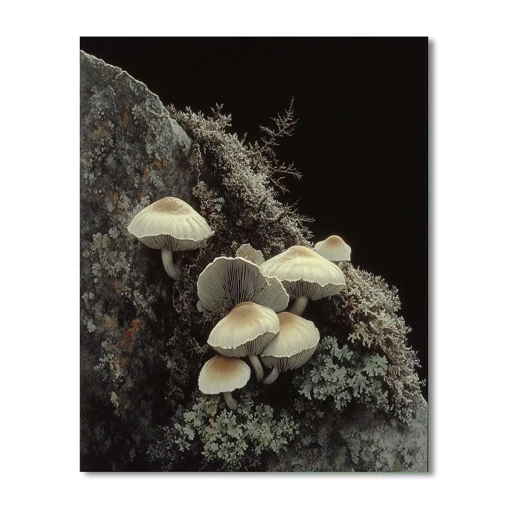 Caravaggio Inspired Fungal Silence On Stone Numbered painting kits