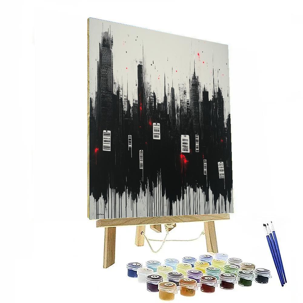 Banksy Inspired Consumerist Mirage Painting by numbers kit