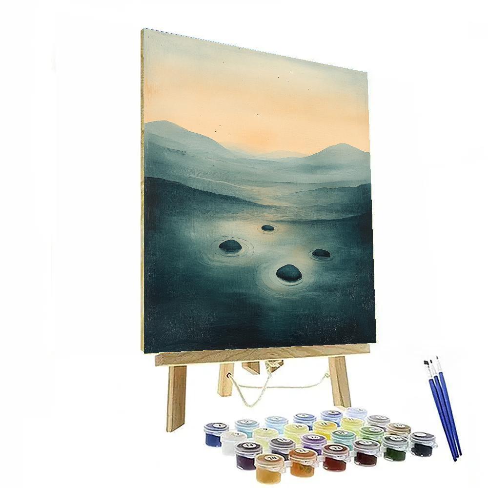 Max Ernst Inspired Dreamscape Of Echoes paint by number