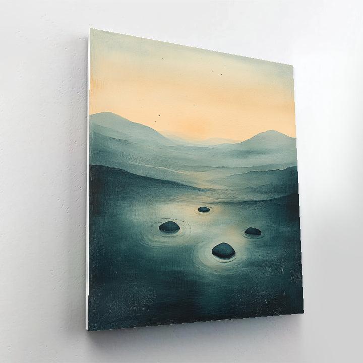 Max Ernst Inspired Dreamscape Of Echoes paint by number