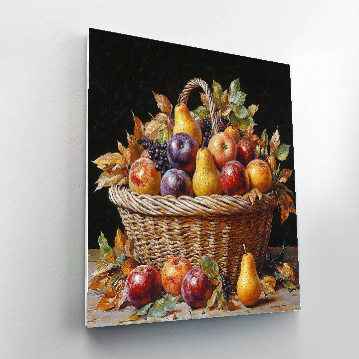 Caravaggio Inspired Withering Orchard Basket painting number kit