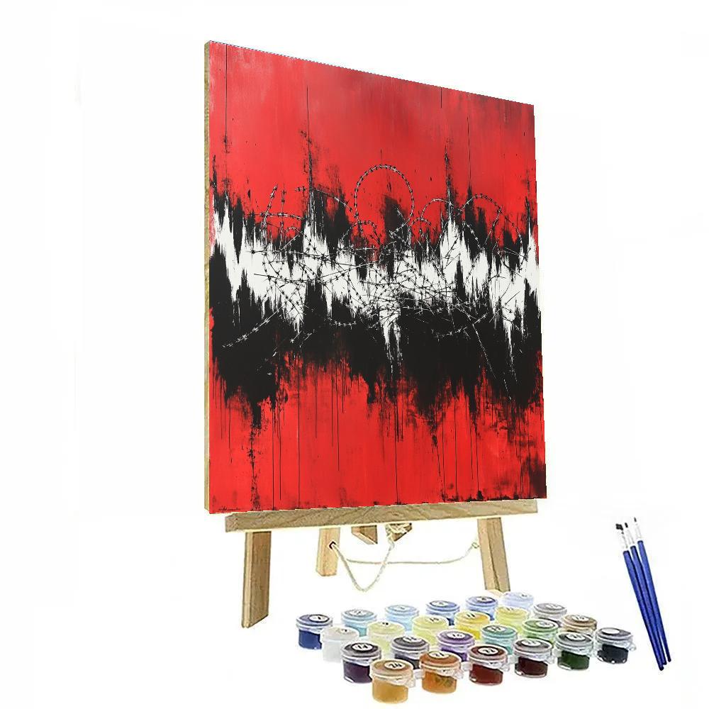 Banksy Inspired Wars Empty Echo painting number kit