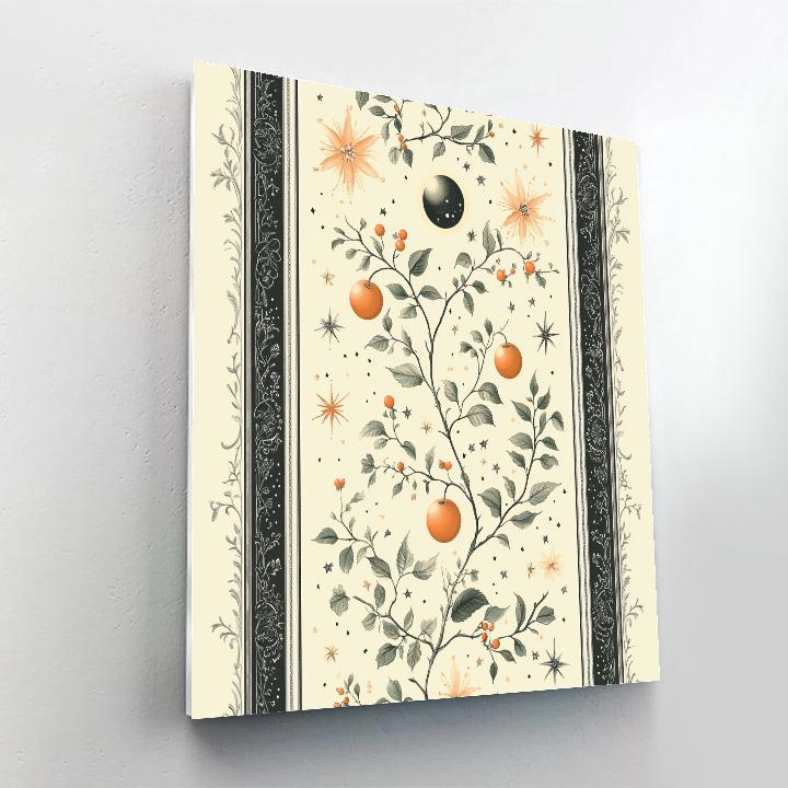 Alphonse Mucha Inspired Celestial Orchard painting number kit