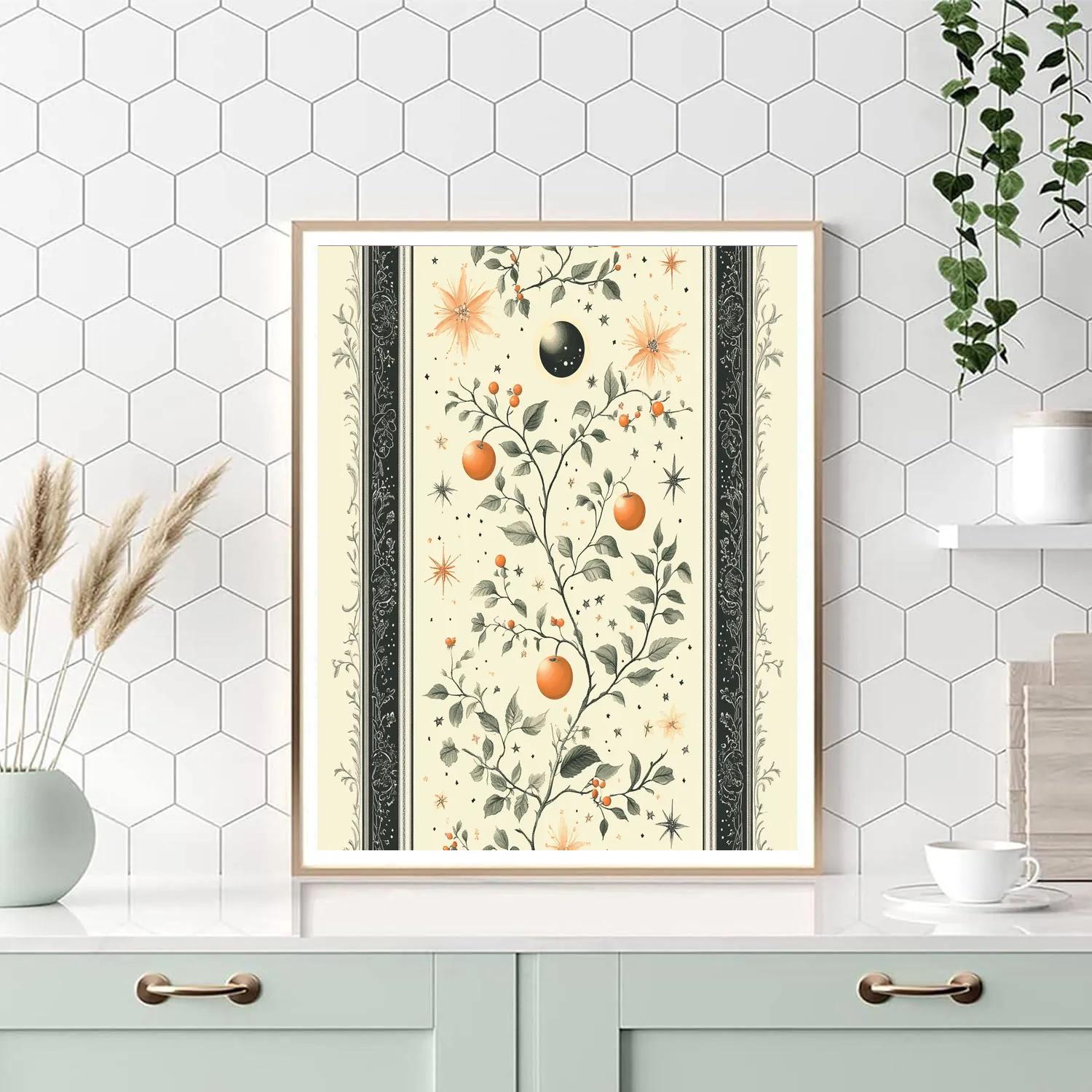Alphonse Mucha Inspired Celestial Orchard painting number kit