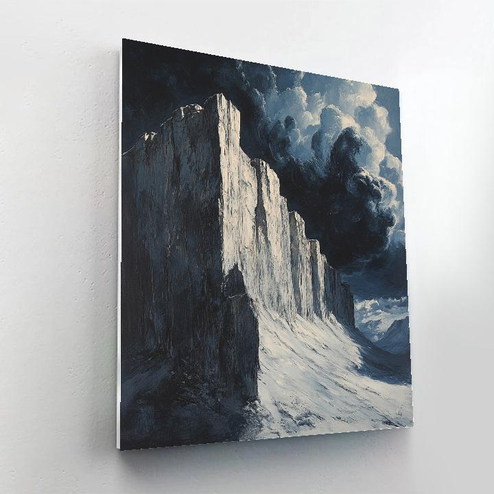 Michelangelo Inspired Stormy Ridge painting number kit