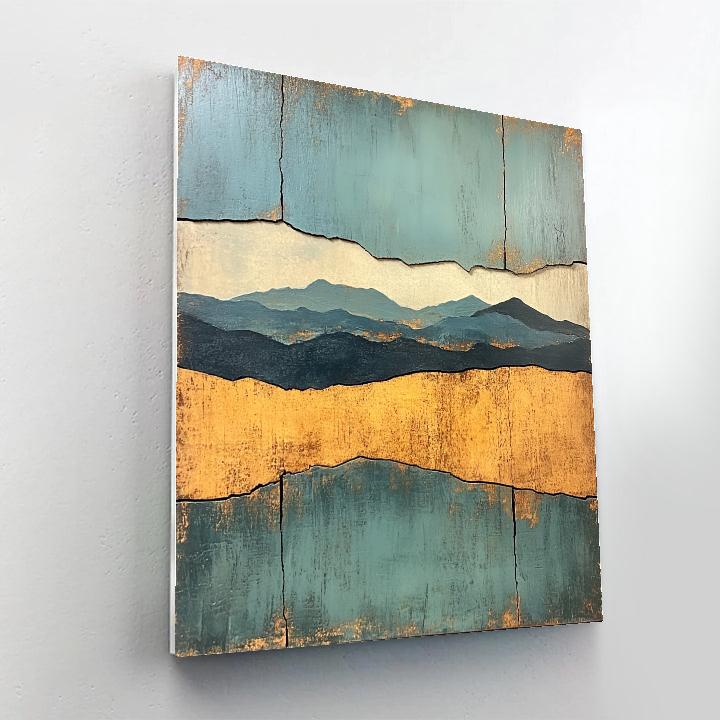 Max Ernst Inspired Fractured Horizon Numbered painting kits