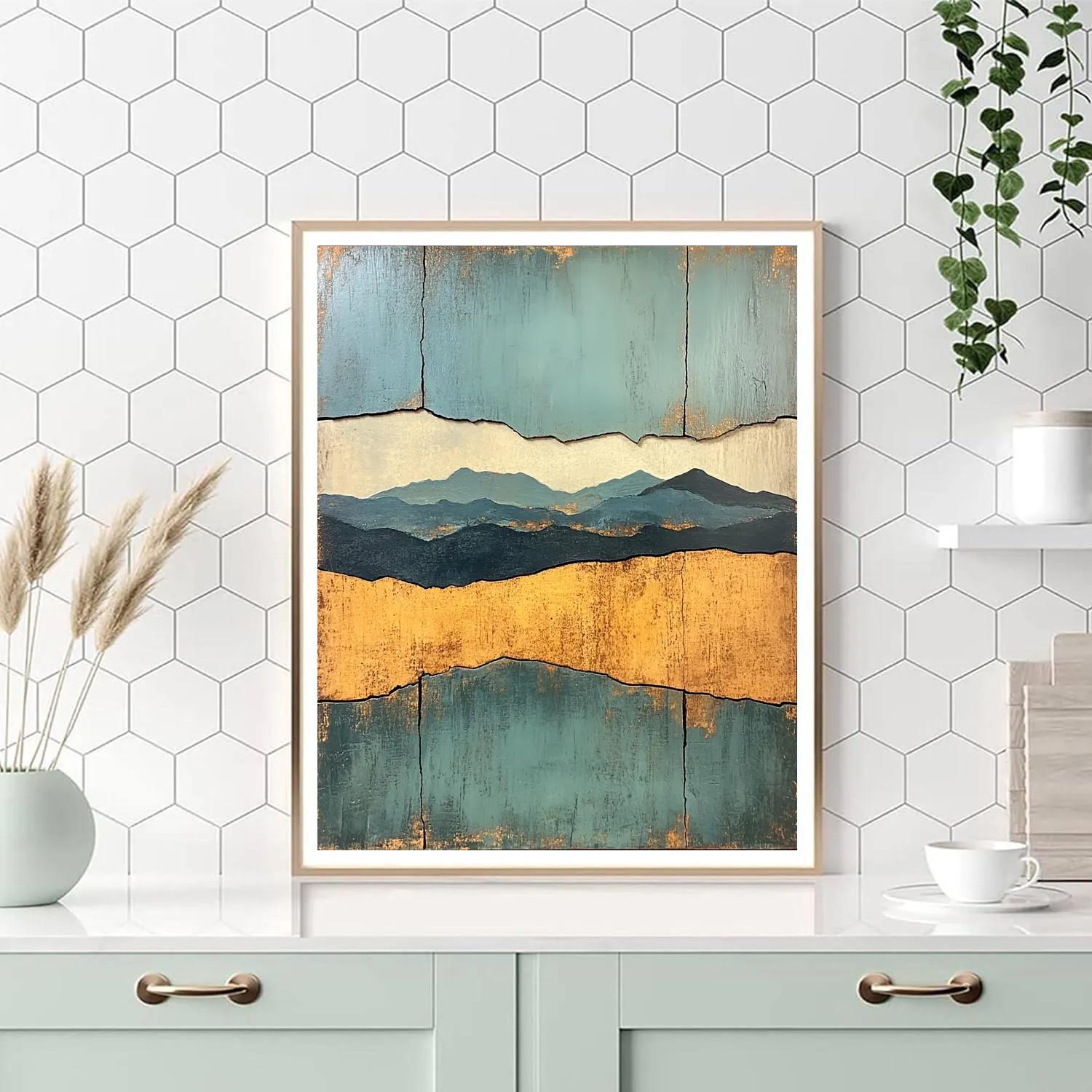 Max Ernst Inspired Fractured Horizon Numbered painting kits