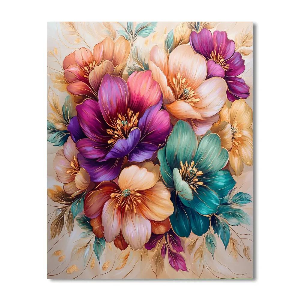 Michelangelo Inspired Fragrant Bloom Paint by numbers kits