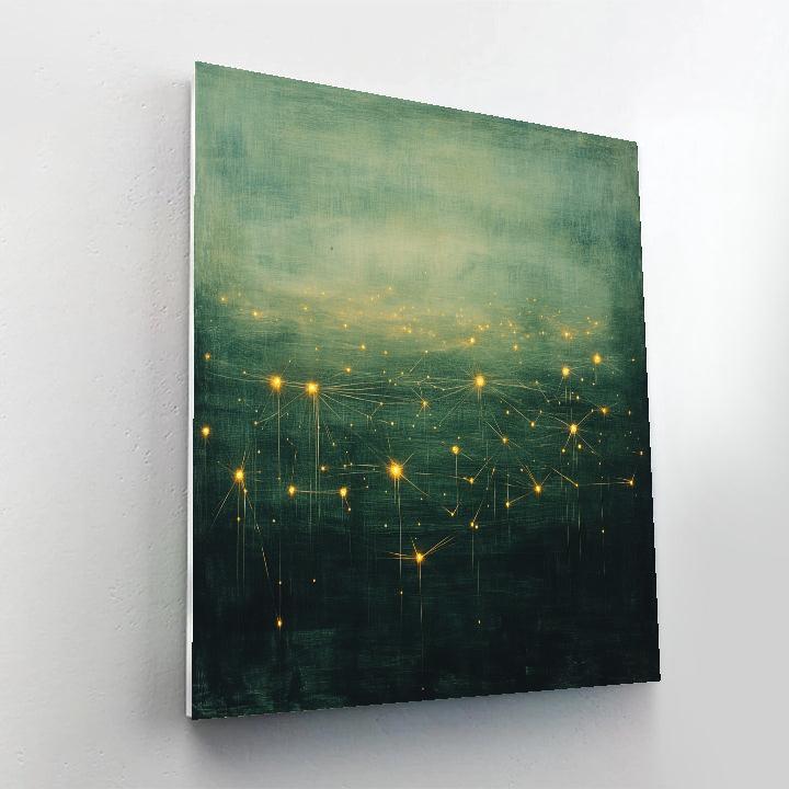 Max Ernst Inspired Whispering Constellations paint by color